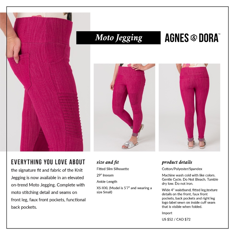 COPY - Moto Jeggings brand Agnes&Dora